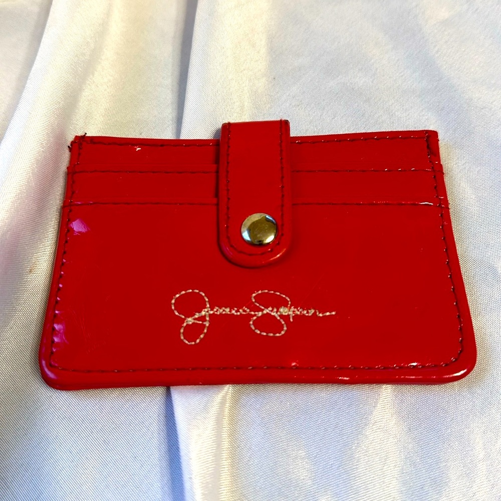 Jessica Simpson // Cherry Red Card Holder
